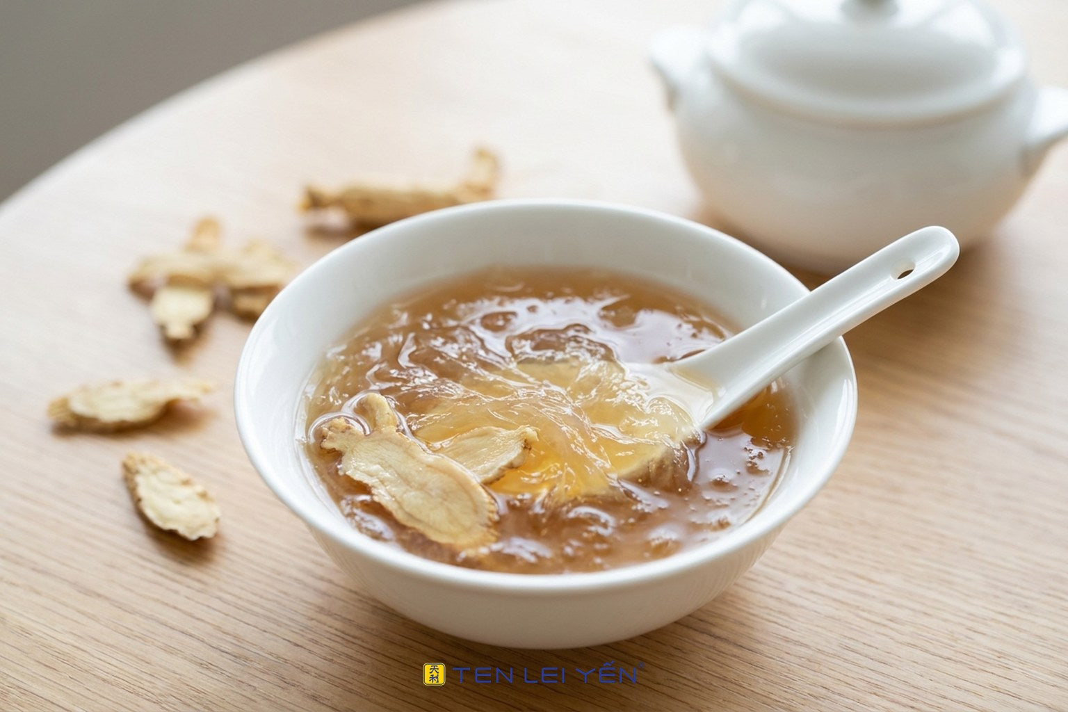 Bird's Nest and Ginseng, Double-Boiled Until Silky
