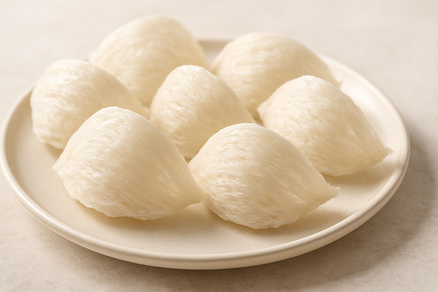 Several premium whole dried edible bird's nests