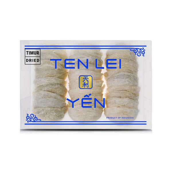 White Edible Bird's Nest – Blue Label Timur – 250g (8.8 oz)
