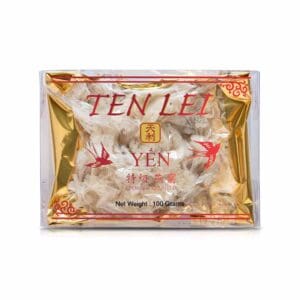 Ten Lei Yen Red Label Small Broken White Edible Bird's Nest 100 Grams