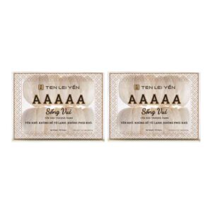 Song Vui By Ten Lei Yen 2 Box of White 5A 100 Grams Edible birds Nest.