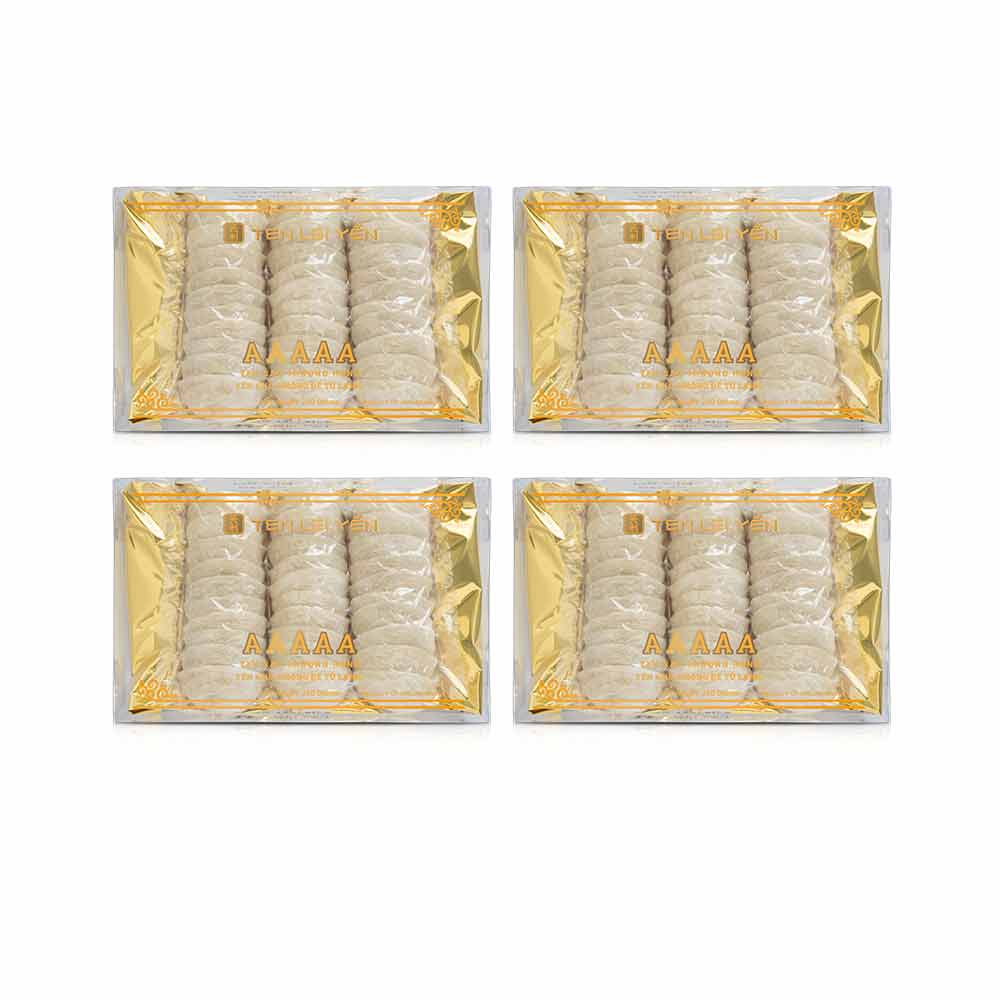Ten Lei Yen 5A White edible bird's nest, four 250g gift boxes