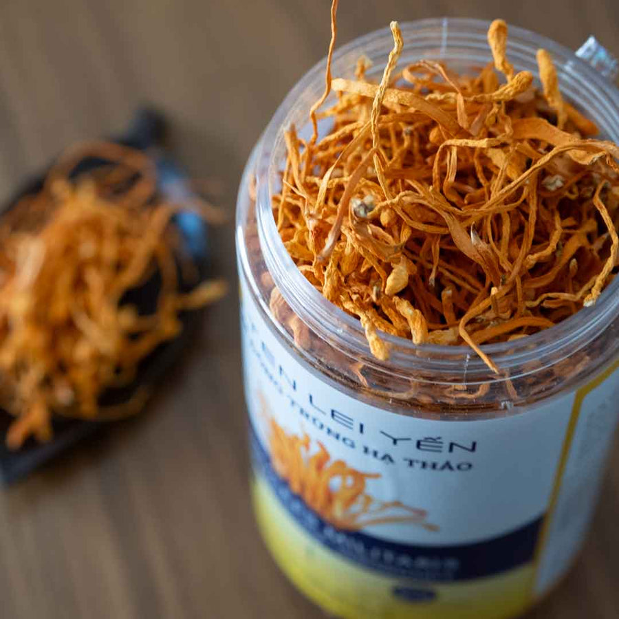 Ten Lei Yen 虫草花（北虫草）干品，适合煮汤和高汤使用