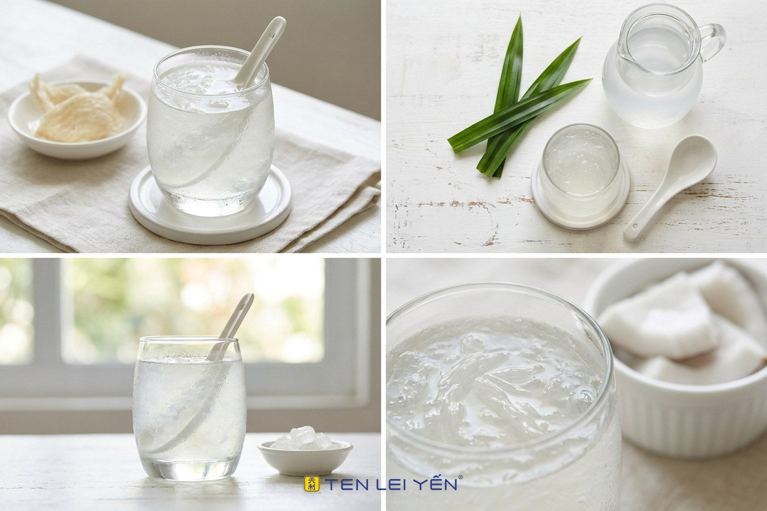 A Cool Glass of Bird's Nest and Coconut Water