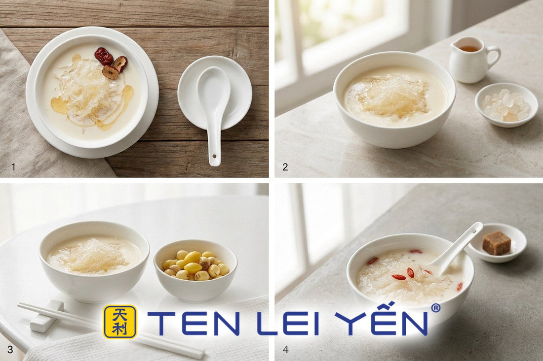 A Creamy Bird's Nest and Soy Milk Bowl, Sweetened Your Way