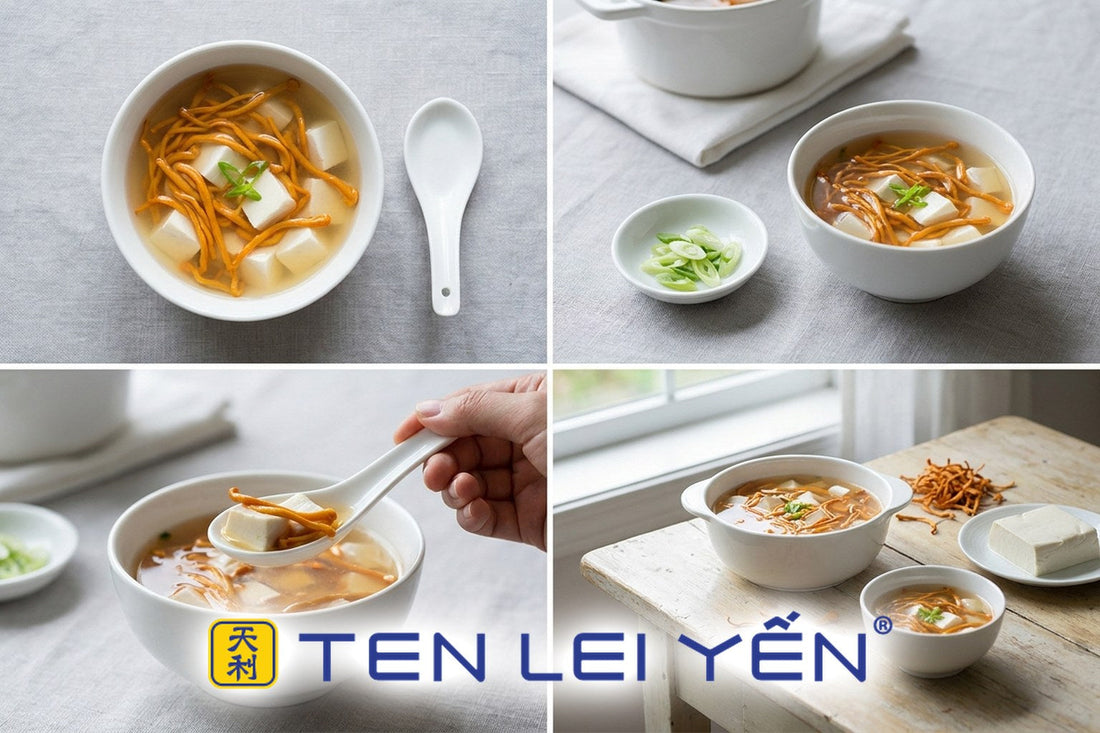 Cordyceps Militaris and Silken Tofu Soup: A Simple 30-Minute Preparation