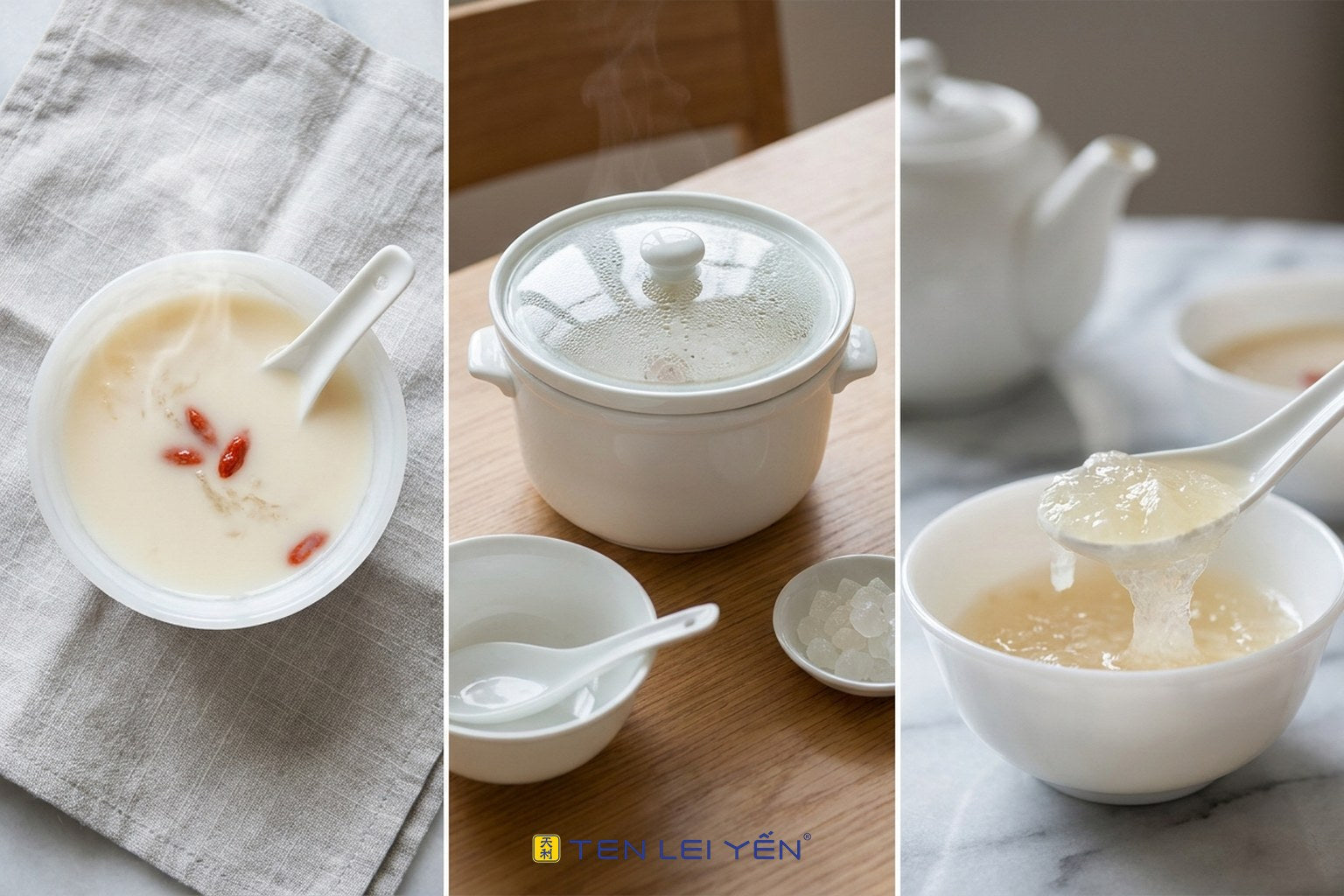 Double-Boil a Warm, Silky Milk Bird's Nest