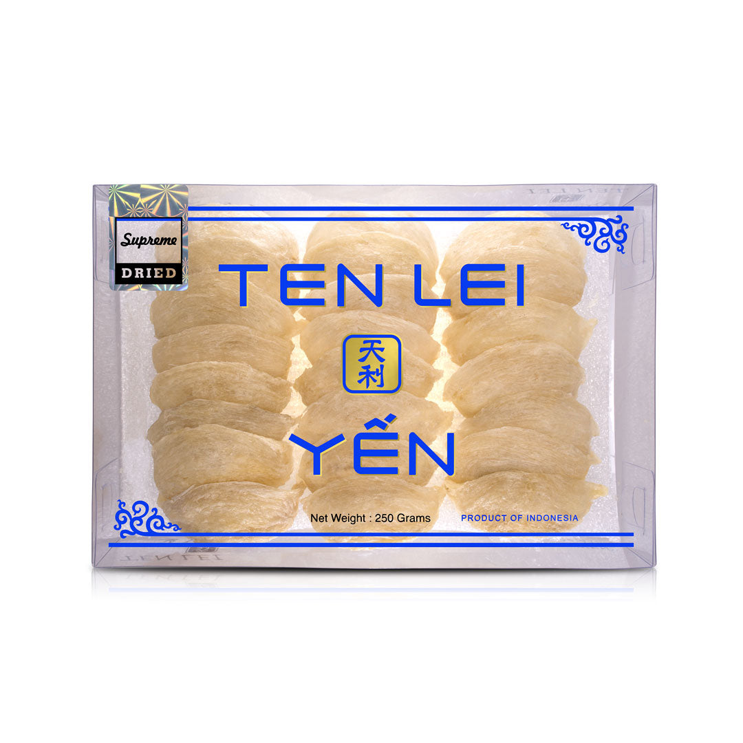 Blue Label Supreme White Edible Bird's Nest | 250 Grams – Ten Lei Yen
