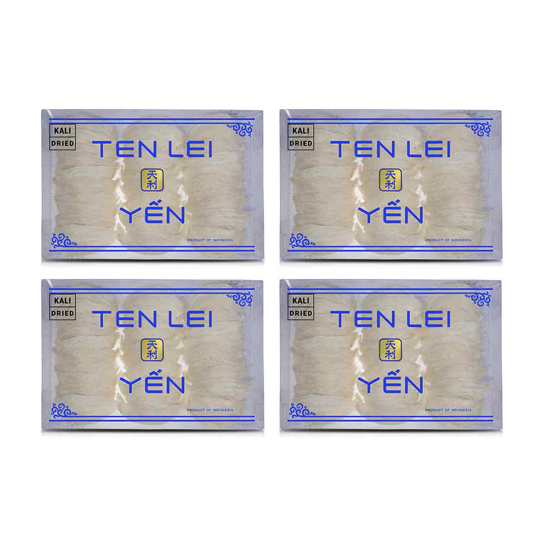 Ten Lei Yen Blue Label Kali White Edible Bird's Nest 250g 4 box
