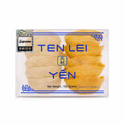 Ten Lei Yen Blue Label Supreme White and Golden Edible Bird's Nest 100g in elegant packaging