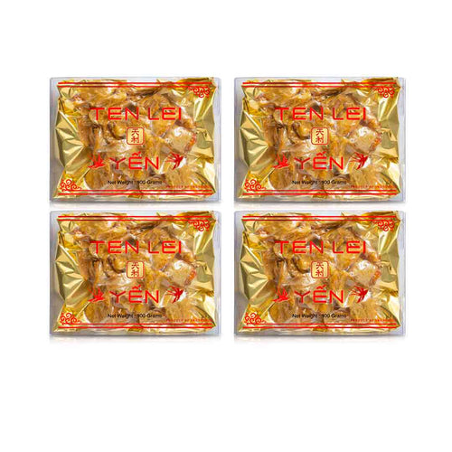 Nhan Hiệu Đỏ Vụn Nhỏ Tổ Yến Màu Vàng | 100 Grams (4 Boxes)