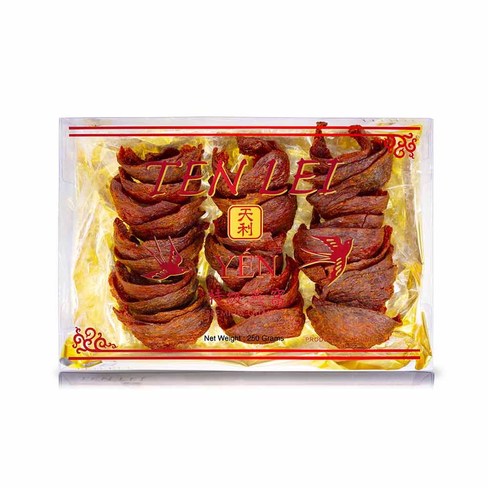 Red Label Large Broken Red Edible Bird's Nest | 250 Grams (2 Boxes)