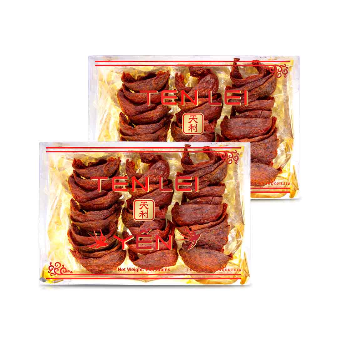Red Label Large Broken Red Edible Bird's Nest | 250 Grams (2 Boxes)