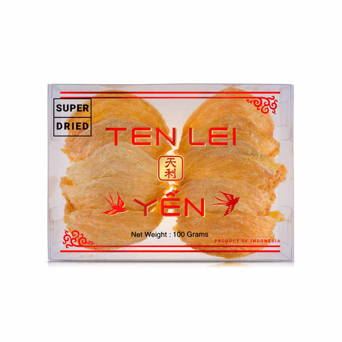 Golden Edible Bird's Nest – Red Label, Super Dried – 100g (3.5 oz)