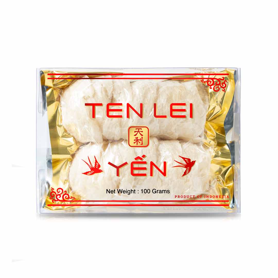 Red Label Large Broken White Edible Bird's Nest | 100 Grams