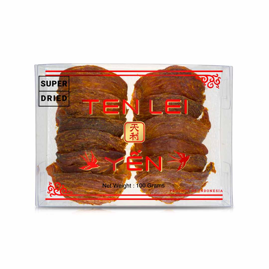 Red Label Super Dried Red Edible Bird's Nest | 100 Grams