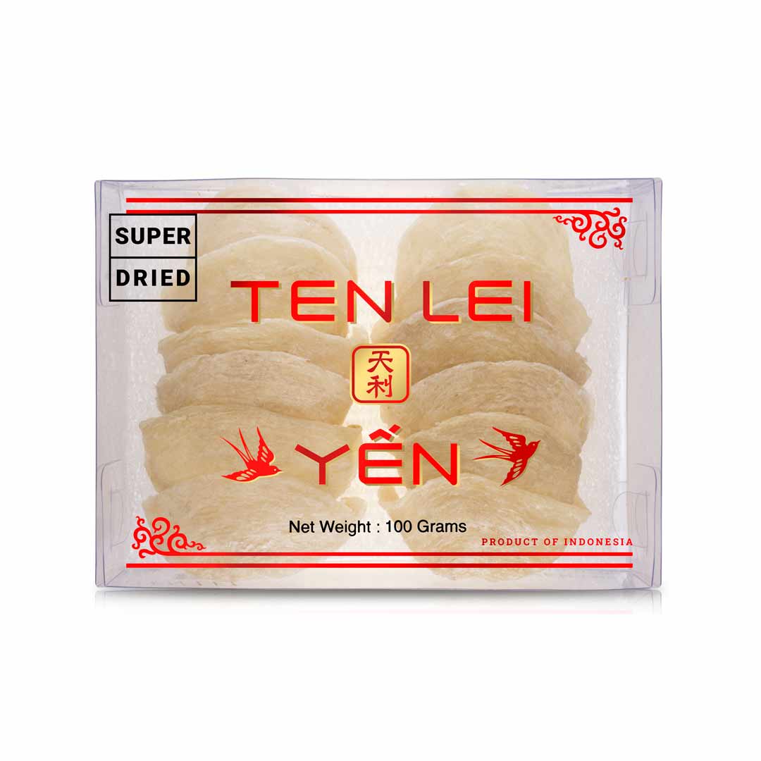 Super Dried White Edible Bird's Nest – 100 Grams