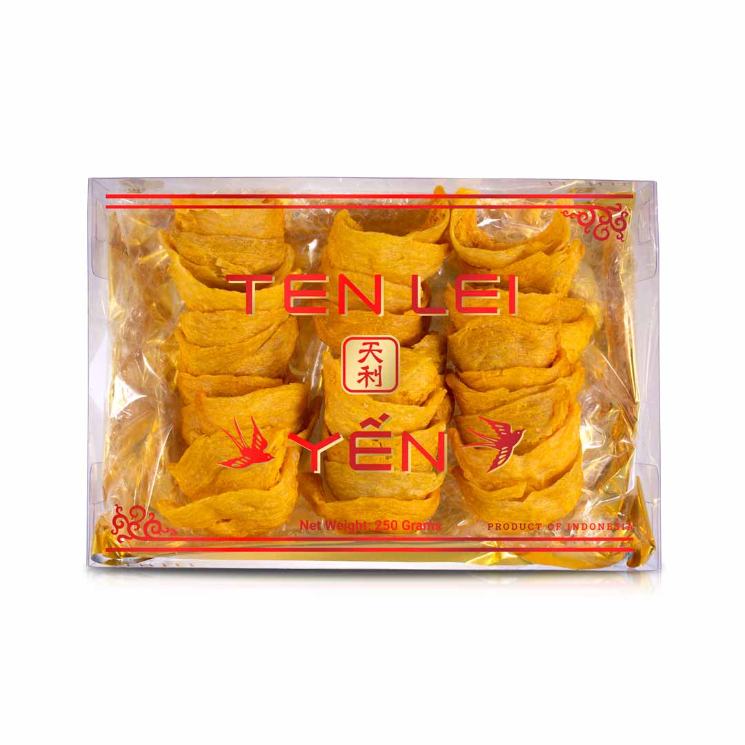 Red Label Large Broken Golden Edible Bird's Nest | 250 Grams