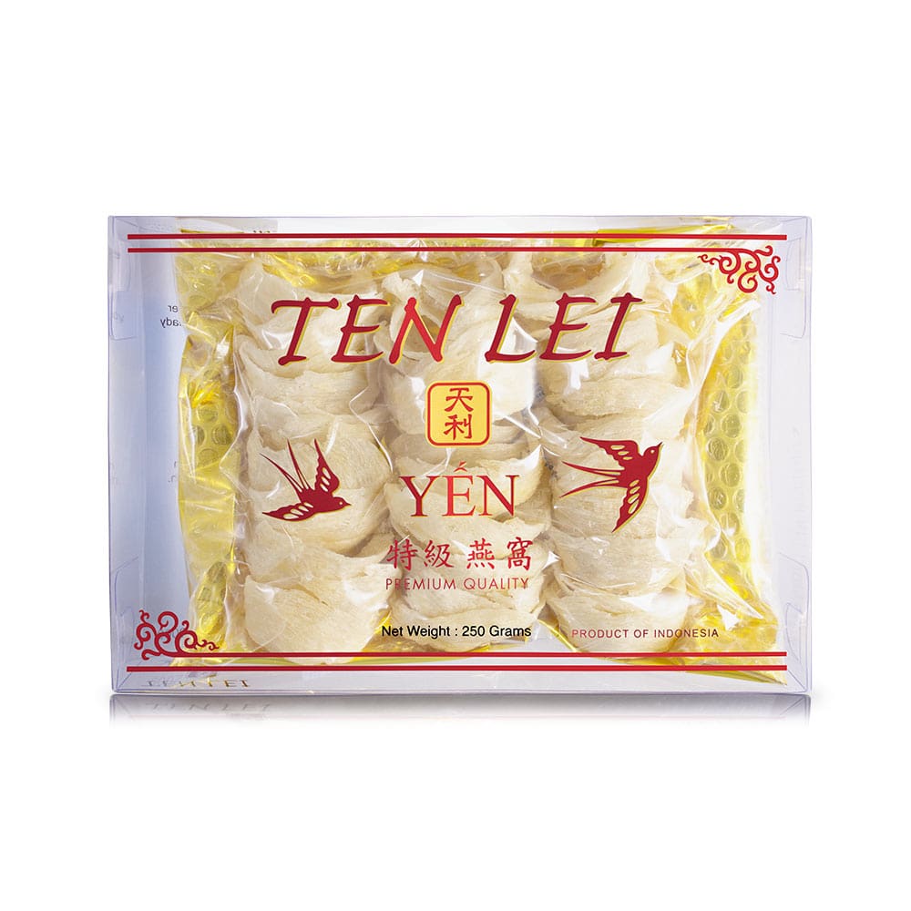 Red Label Large Broken White Edible Bird's Nest | 250 Grams