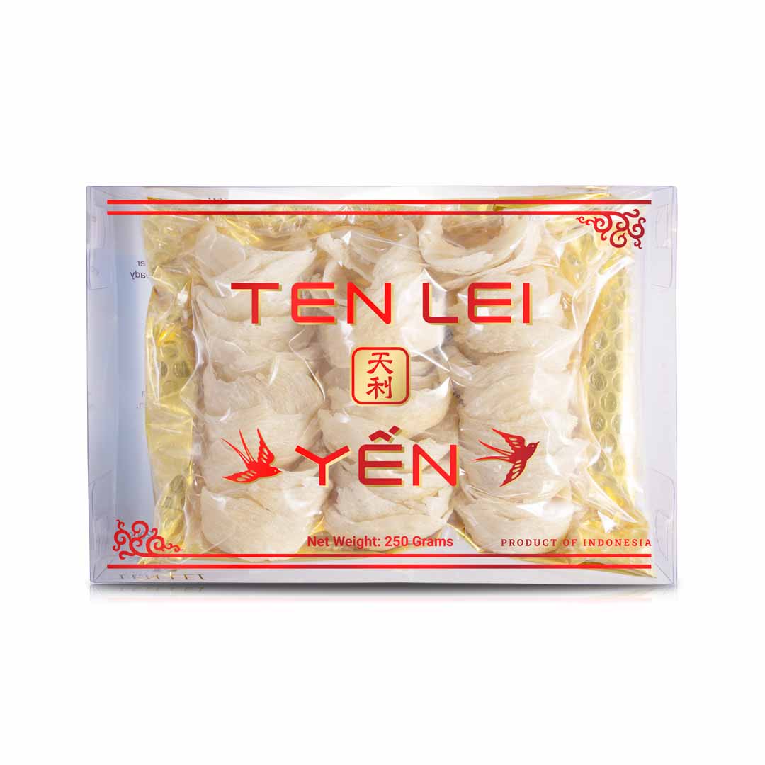 Red Label Large Broken White Edible Bird's Nest | 250 Grams