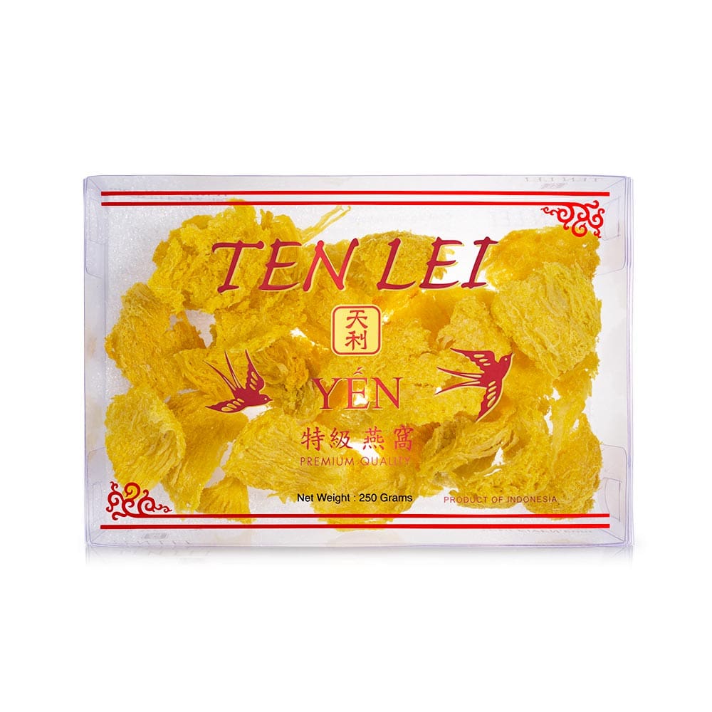 Red Label Medium Broken Golden Edible Bird's Nest | 250 Grams