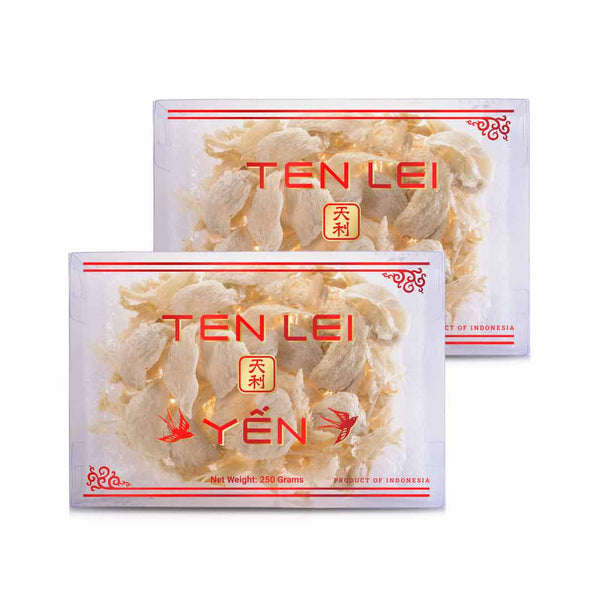 Nhãn Đỏ Vụn Trung Bình Tổ Yến Màu Trắng | 250g (2 hộp)