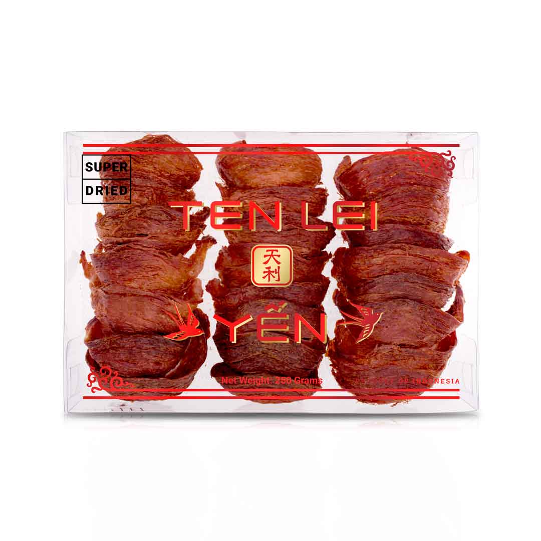 Red Label Super Dried Red Edible Bird's Nest | 250 Grams