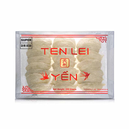 Red Label Super dried edible bird's nest, 250g box