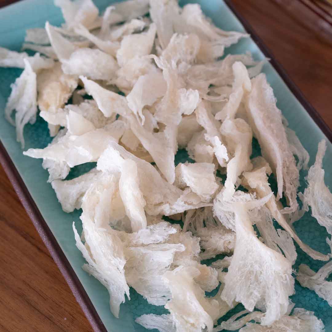Red Label White Edible Bird's Nest Corner | 250 Grams