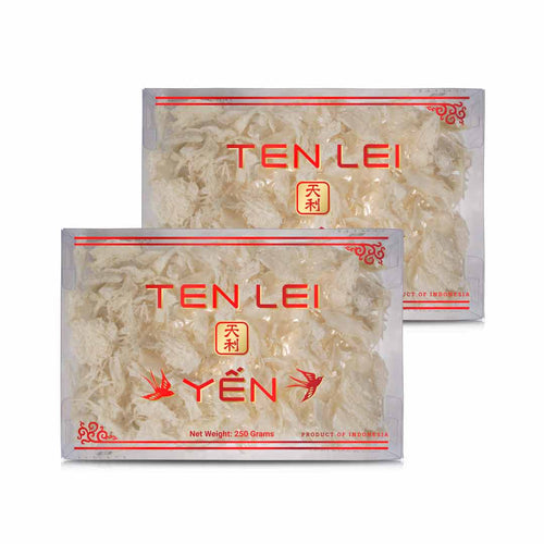Nhan Hiệu Đỏ Vụn Nhỏ Tổ Yến Màu Trắng | 250 Grams (2 Boxes)