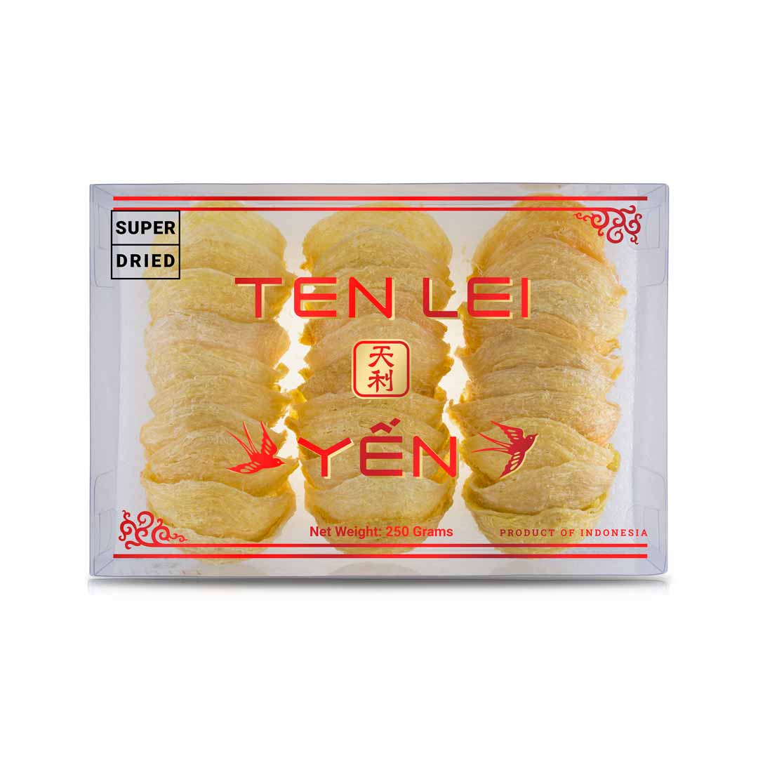 Red Label Super Dried Golden Edible Bird's Nest | 250 Grams