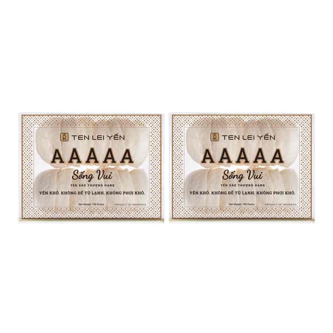 AAAAA White Edible Bird’s Nest | 100 Grams (2 Boxes)