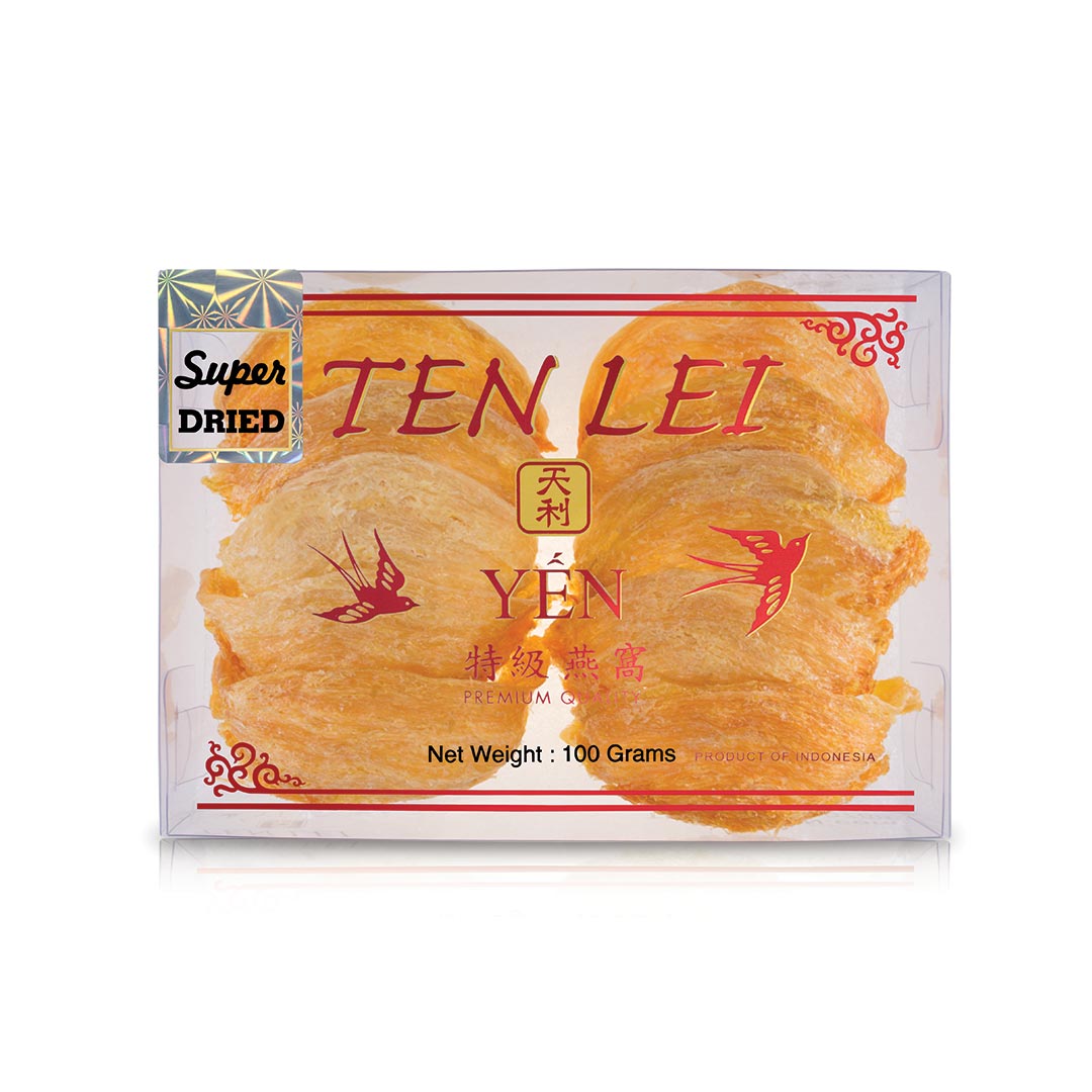 Red Label Super Dried Golden Edible Bird's Nest | 100 Grams