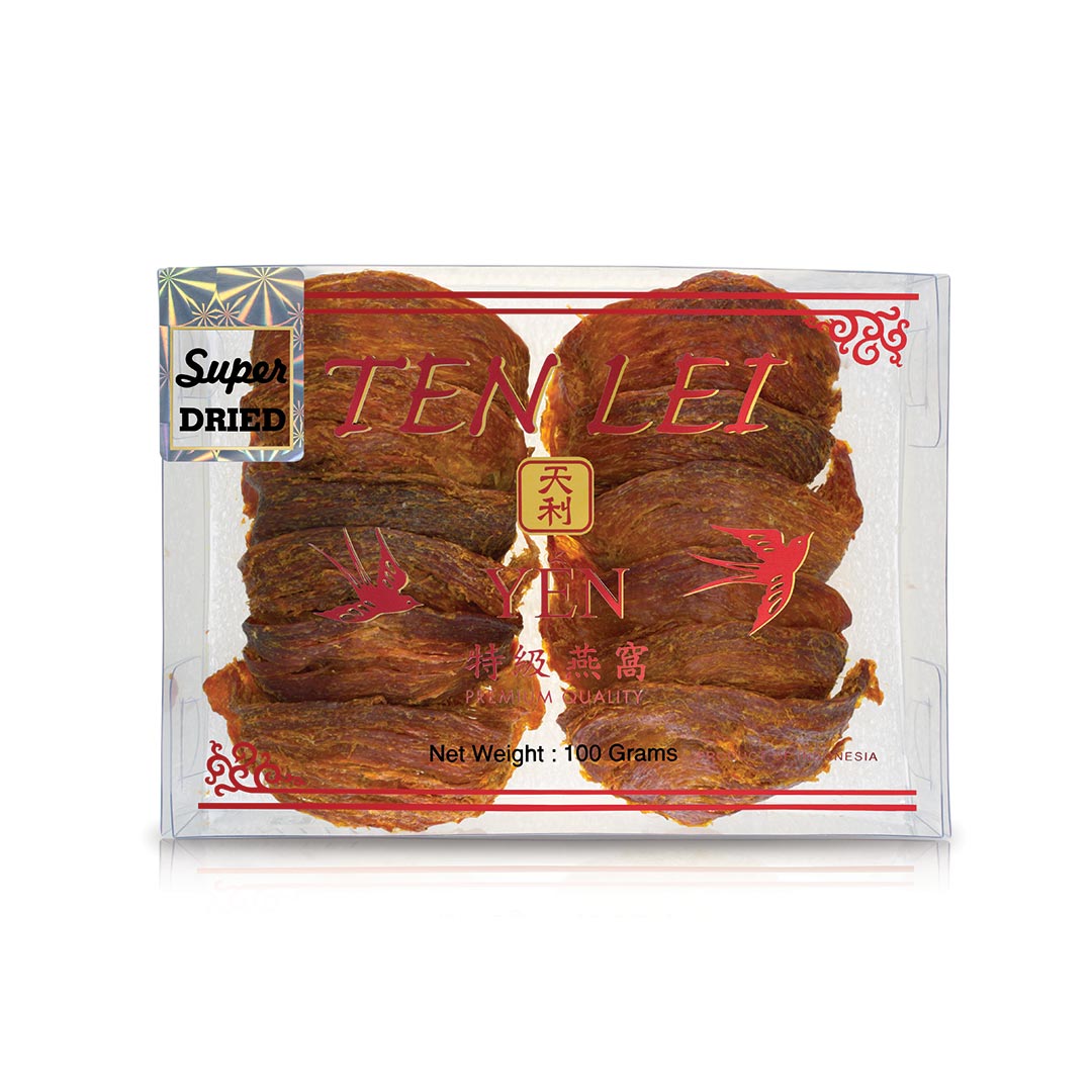 Red Label Super Dried Red Edible Bird's Nest | 100 Grams